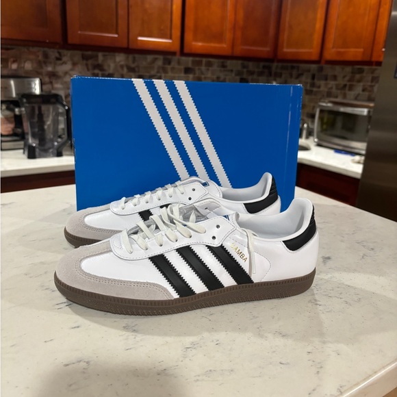 ADIDAS Samba OG J White - IE3675 JUNIOR SIZE Youth Sneakers Brand NEW - Picture 7 of 15